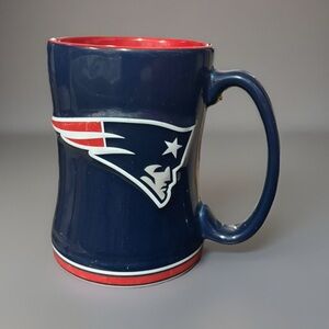 New England Patriots Navy and Red Ceramic Coffee Mug